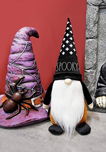 Rae Dunn Halloween Gnome - Fall Holiday Decor Seasonal Decorations - Scandinavian/Swedish/Nordic Tomte Nisse Plush Figurine - 19\" Elf with Beard Ornament for Shelf - Thumbnail 3