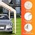 Carport Canopy 12'x20' Heavy Duty Replacement Cover, Garage Shelter Cover 800D Oxford Waterproof & UV Protected Tarp with Ball Bungees, Not Include Frame, Beige