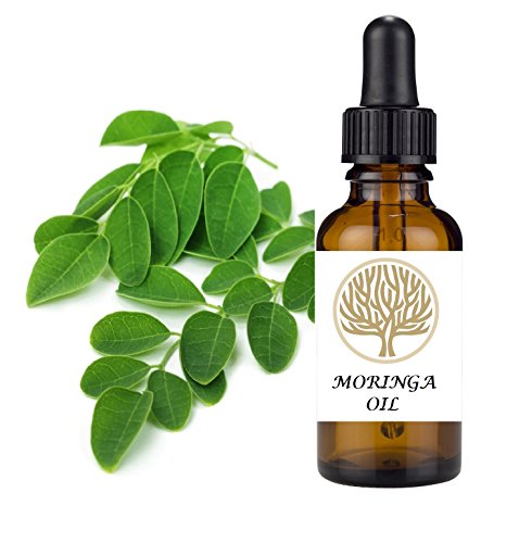 Aceite de Moringa 100 % natural para la cara y el cuerpo, contiene altos niveles de ácido oleico así como vitaminas A y C