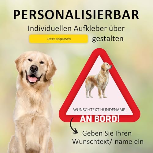 Indigos UG - Namensaufkleber Hund - Dobermann - Aufkleber mit Namen & Wunschtext - individuell personalisiert - Auto - Motorrad - LKW