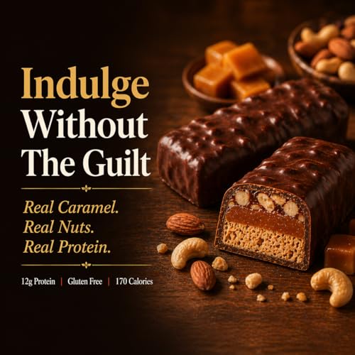 ProteinWise Barra de Proteína Sabor Caramel Nut miniatura 6