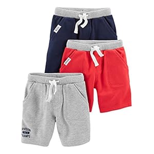 Simple Joys by Carter’s Babies, Toddlers, and Boys’ Knit Shorts, Pack of 3