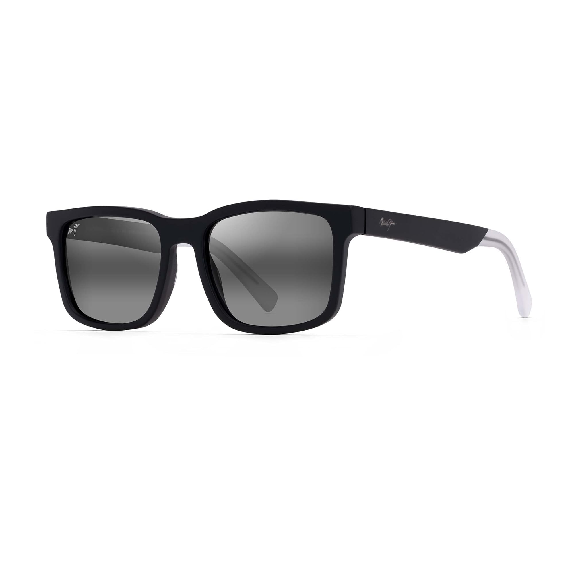 Maui Jim Unisex Sunglasses, Grey Stone Shack Mtt Blk, M, Grey Stone Shack Mtt Blk, M