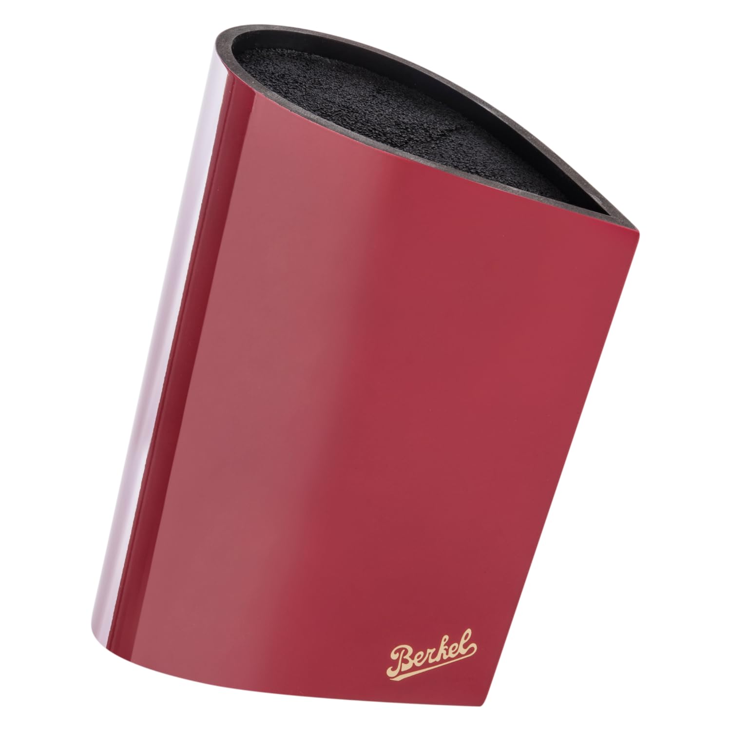 Berkel Bag Knife Block, Red | Holds Up to 6 Knives | Stylish Modern Design for Kitchen Knife Storage | Made in Italy