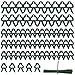 100 Stück Pflanzenhalter für Kletterpflanzen,Wiederverwendbare Pflanzenklammern 2 Größen,Pflanzenclips mit 30 Pflanze Twist Locks,pflanzenclips grün für Unterstützen und Halten Blume Rebe Gemüse