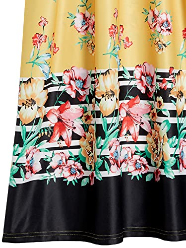 Image of AmeriMark Casual Women's Patio Muumuu House Dress Loose Comfortable Short Sleeve Sun Dress Lounger Gown Sleepwear for Ladies