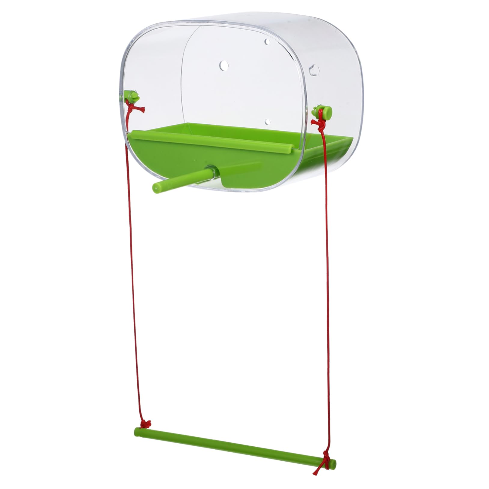 BESPORTBLE 3 Juegos Comedero para Pájaros Alimentador De Ventana Comederos para Pájaros Comedero De Agua para Soporte De Ventana para Comedero De Colibrí Educación Física Green