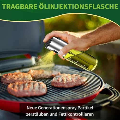 BETA NOBLE〖Verstärkte〗Ölsprüher zum Kochen, Öl Sprühflasche, Ölspray zum Kochen, Olivenölsprüher für Salat, Grillen… – Ansicht 6