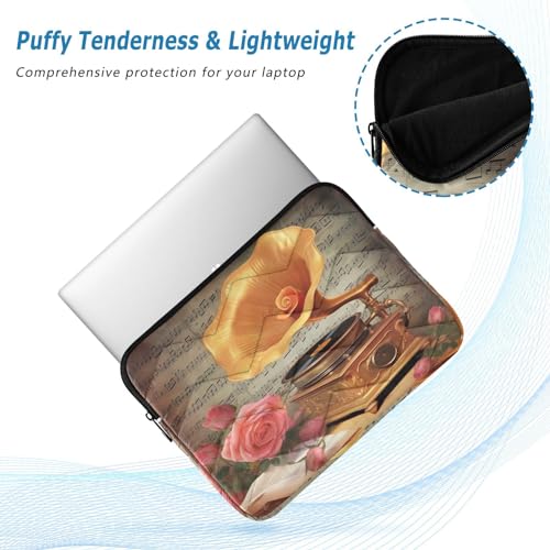 Funda para portátil 13-14 pulgadas estampado vintage impermeable miniatura 5