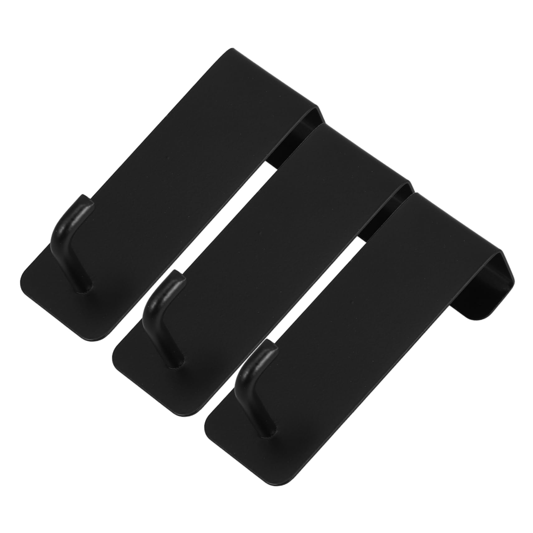 VILLCASE 3pcs Over The Door Hooks Stylish Durable Metal Coat Hangers for Efficient Storage Bathroom Kitchen Garage Office Easy Installation Key Towel Hooks