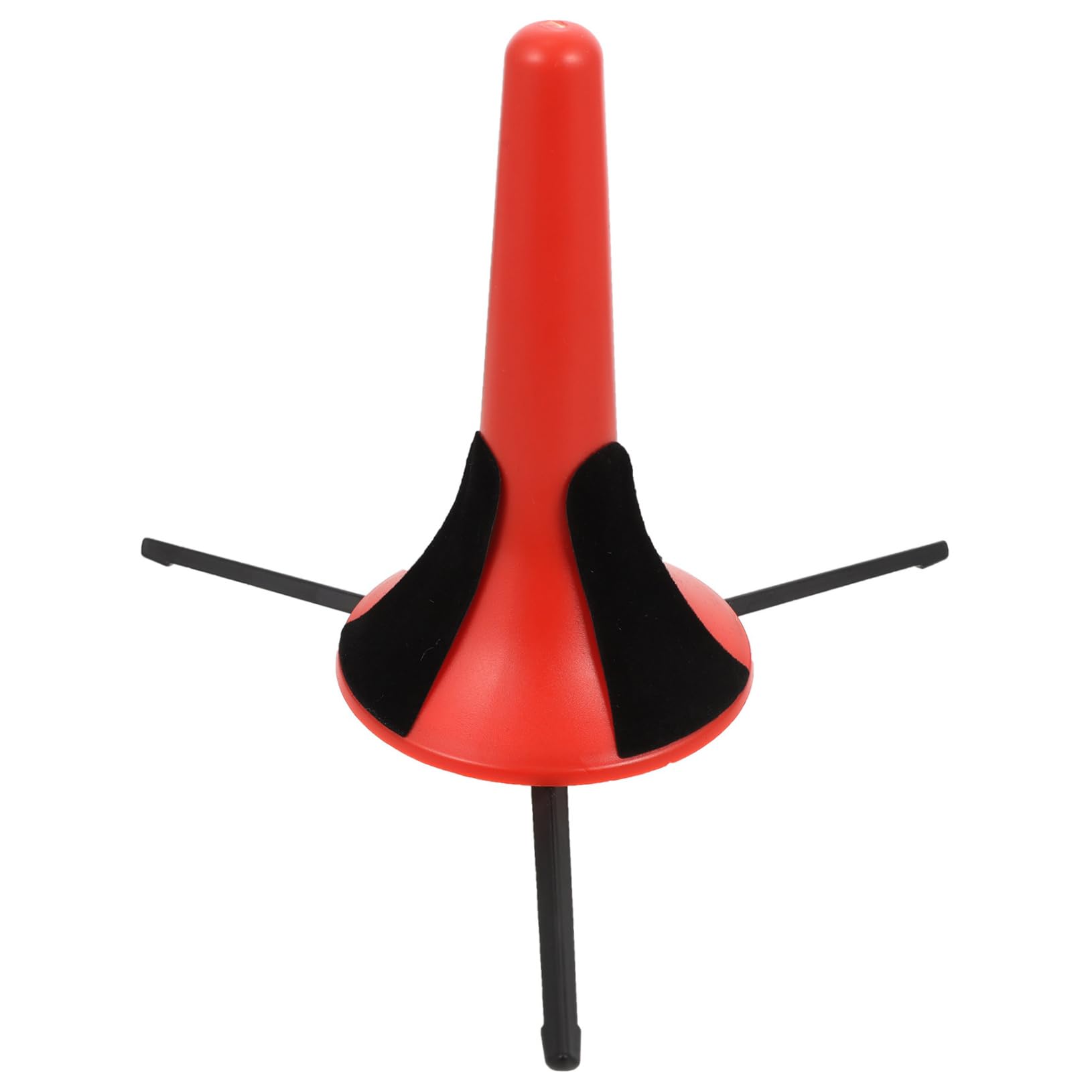 SUPVOX Detachable Folding Trumpet Stand with Metal Tripod for Wind Instrument Accessories Red Lightweight and Scratch Design for Musicians and Performers