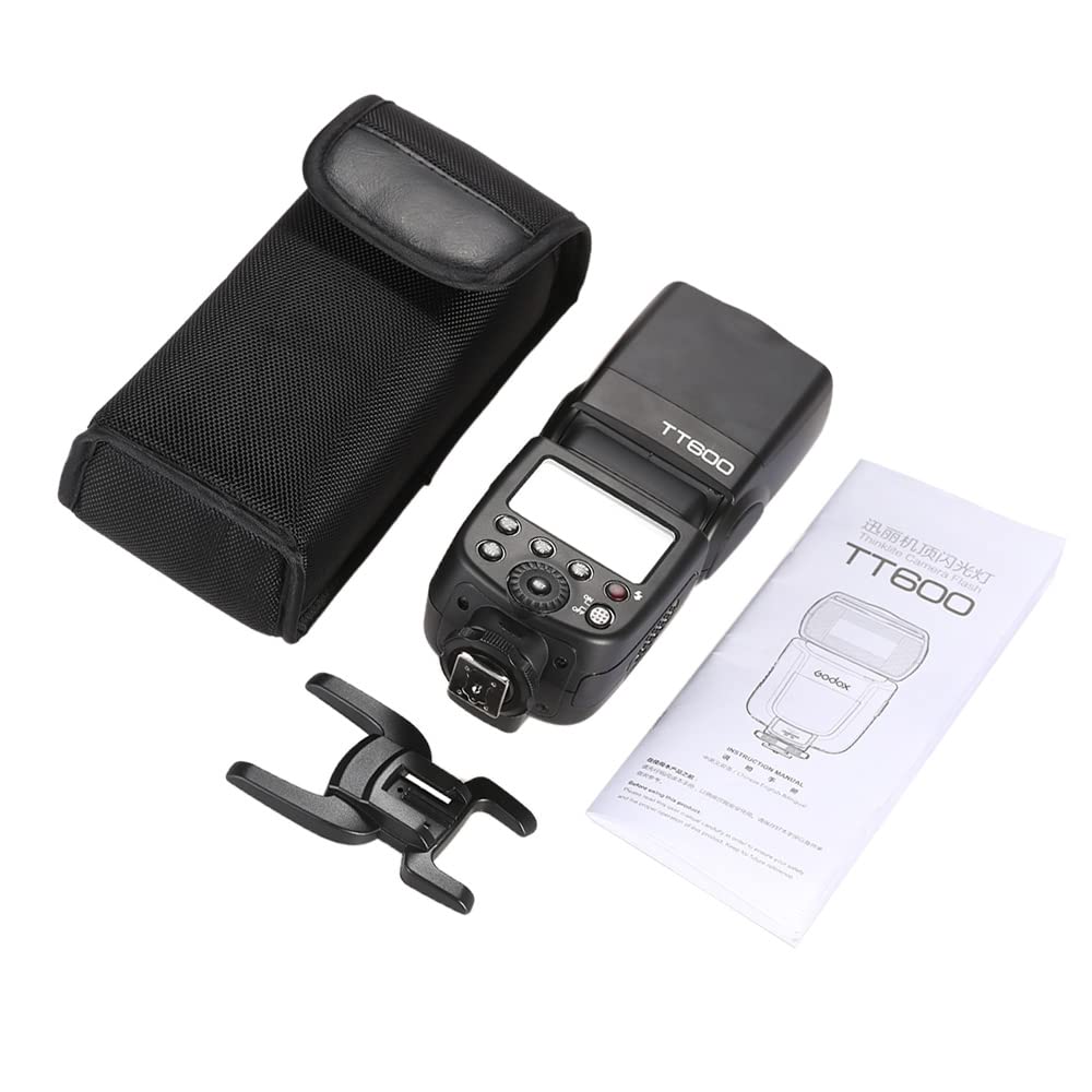 Godox Thinklite TT600 Flash Speedlite per Fotocamera con Sistema Wireless 2.4G Integrato, GN60, Compatibile con Canon, Nikon, Pentax, Olympus, Fujifilm e Trigger X1T-C/N