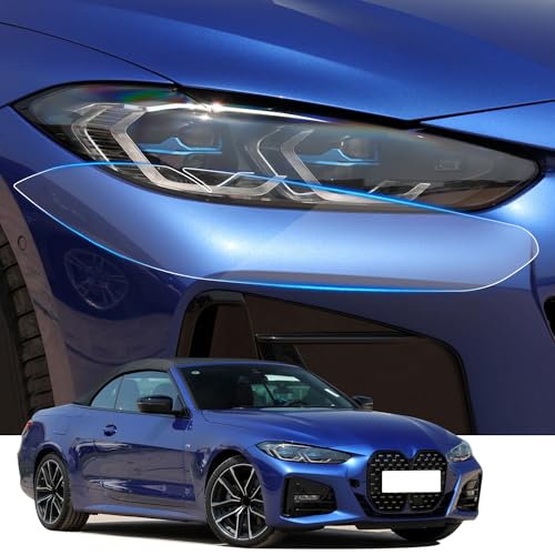 Car Headlight Protection Film for BMW 4 Series M4 2021-2025, i4 2022-2025 Auto Accessories Lucency Vinyl Exterior Decoration Self Adhesive Sheet Sticker Cover Tint Tail Light