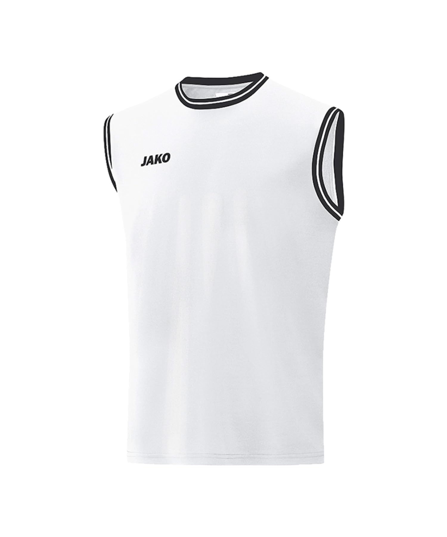 JAKO Kid's Jersey Center 2.0, white/Black, XXS