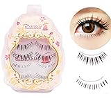 Dorisue Natural looking false eyelashes Top and bottom lashes Popular false lashes Daily Set (4...
