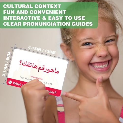 Arabic Flash Cards 50% Off - Learn Conversational Phrases
