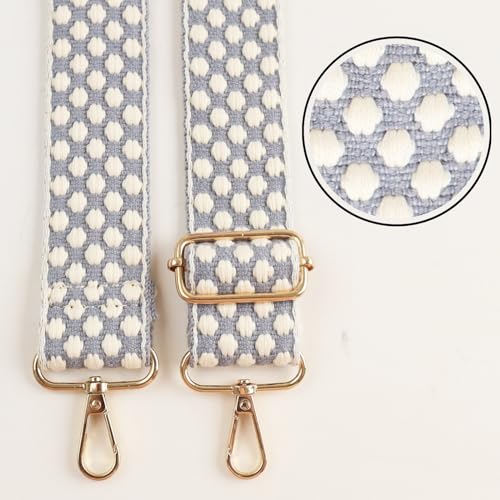 Image of Adjustable Replacement Shoulder Strap Luggage Straps Belt Crossbody Canvas Bag Handbag Purse Strap for Women (O-style 76)