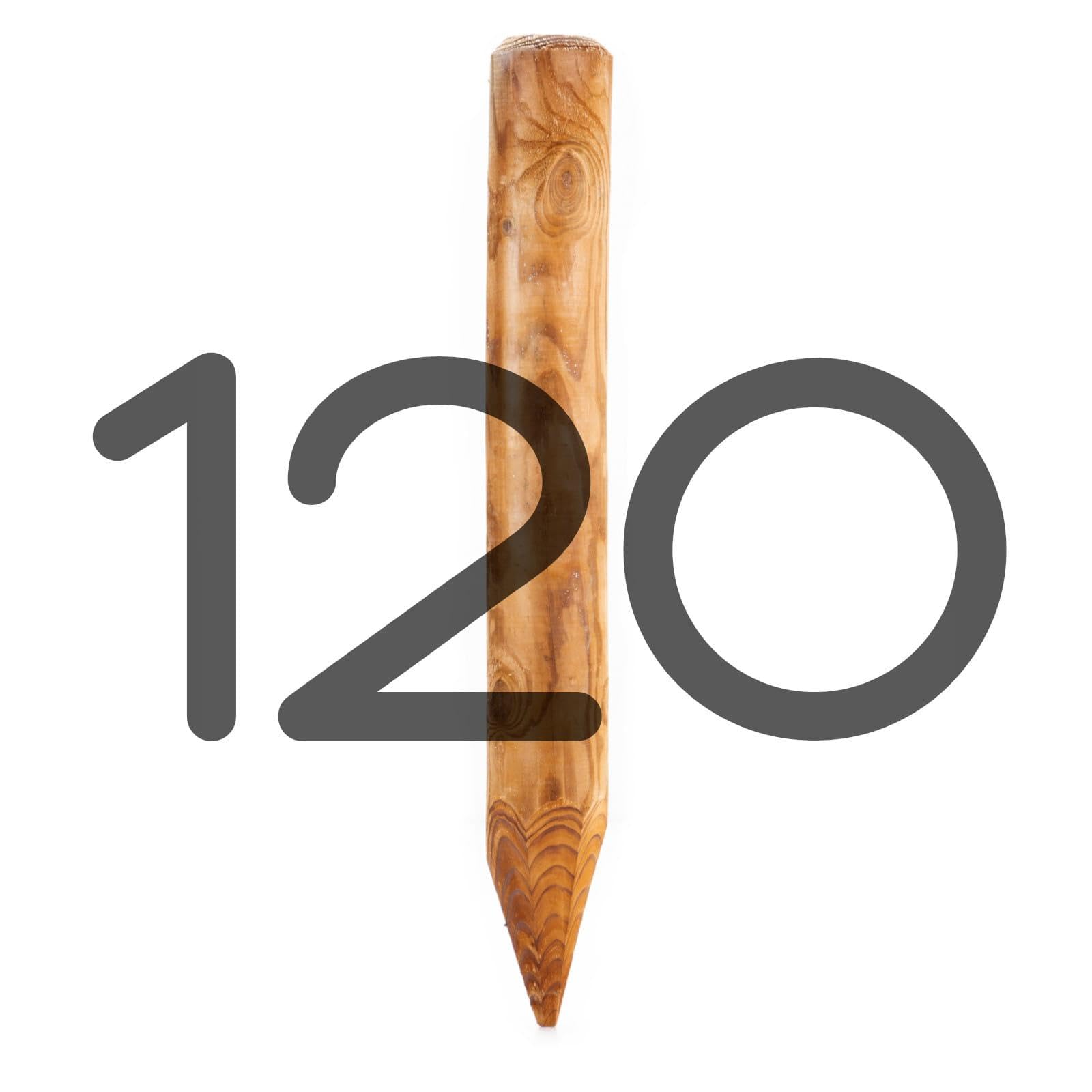 Palizzate In Legno Per Giardino - Pali Impregnati Per Bordure E Recinzioni - Foto 8