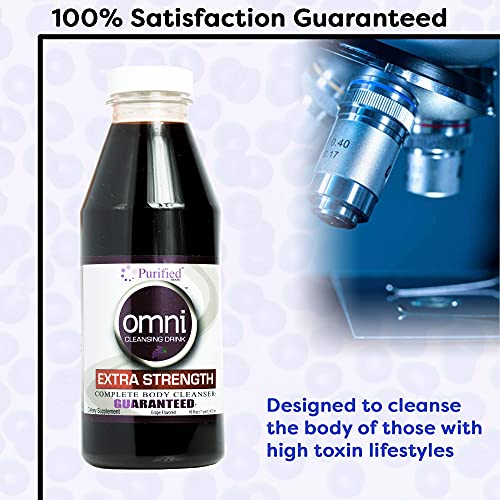 Omni Detox Cleanse Drink - Full Body Detox Juice - Grape Flavor - 100% Naturally Formulated Whole Body Detox System - Quick Body Cleanse Enriched with Vitamins & Minerals, 16 oz - Two Pack - Image 7