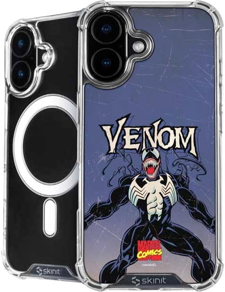 Skinit Phone Case Compatible with MagSafe iPhone 17 - Officially Licensed Marvel Venom Absolute Carnage by Adi Granov Design