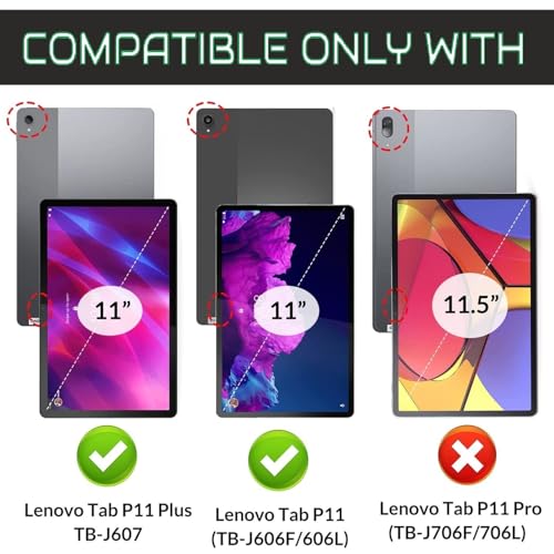 Image of Privacy Anti Peep Matte Screen Guard Compatible With Lenovo Tab P11 / P11 5G / P11 Plus 11 inch Inch Tablet (1st Gen) (TB-J607 /616F /J606F /606X) Screenguard Not a Tempered Glass Screen Protector