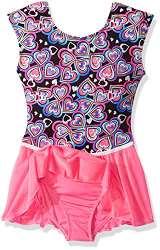 Jacques Moret girls Classic Short Sleeve Skirted Leotard2