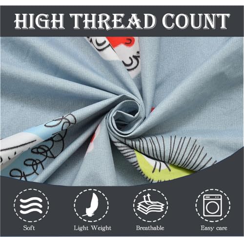 Image of Filymore Lion Double bedsheet for Girls Kid bedsheet for Queen Size Bed 240 TC Microfiber Soft Cartoon bedcover for Kids Room (90x90 Inches)(Dark Grey)
