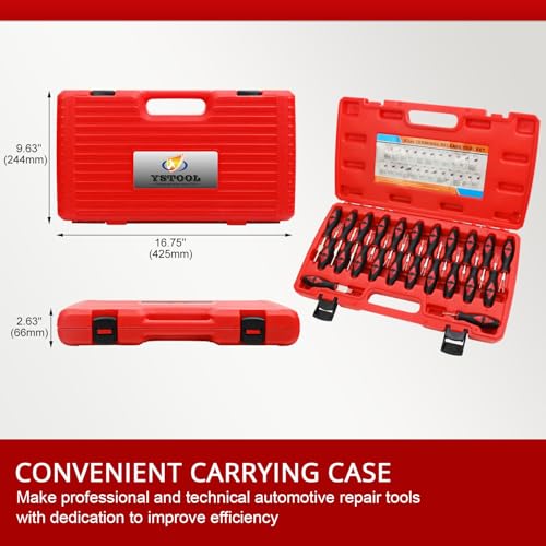 Image of YSTOOL Terminal Release Kit, Universal Wire Connector Removal Pin Extractor Release Tool 23 PCS Set for American Domestic and Imported Vehicles