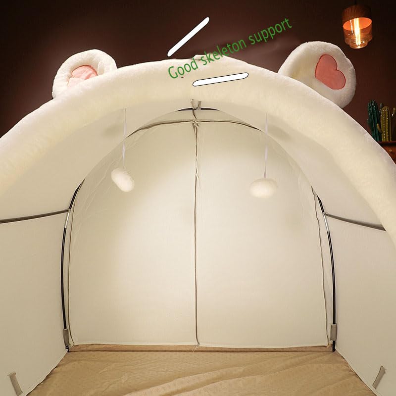 Tienda de campaña relajante – Guarida sensorial para niños y adultos, cabaña de relajación para aliviar la ansiedad, fuerte interior portátil para jugar y relajarse
