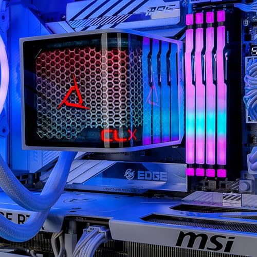 Image of CLX Horus Gaming PC - Intel Core Ultra 9 285K 3.7GHz, GeForce RTX 5080, 4TB NVMe M.2 SSD, 192GB DDR5 RGB Memory, 360mm AIO, WiFi, Windows 11 Home, White
