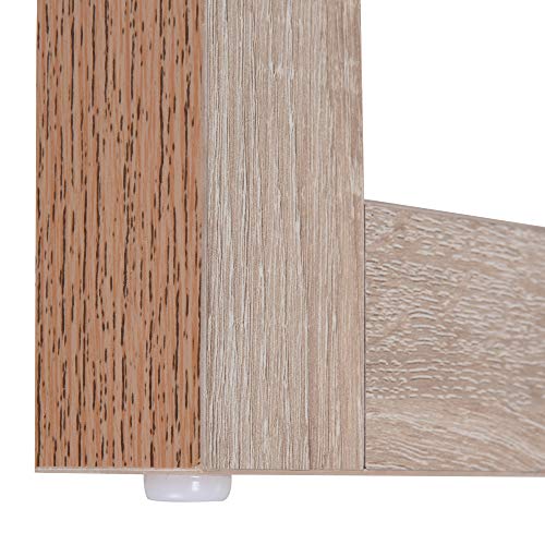 Homcom Scrivania di Design in Legno con Cassetto