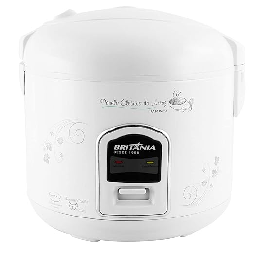 Panela Arroz, Pa10 Prime, 700w, Branco, 110v, Britânia