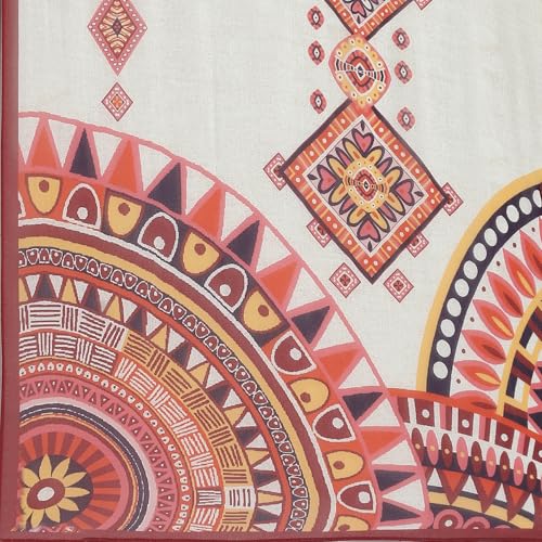 Image of BIBA Women Modal Blend Straight Printed Suit Set