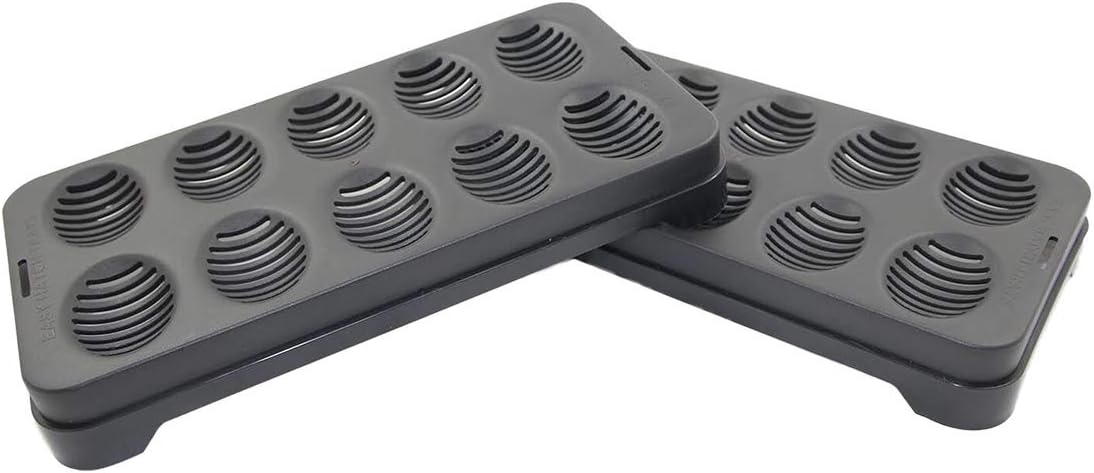 Easy Hatch Reptile Incubation Egg Trays; Each Tray Holds Reptile Eggs Over Incubation Substrate Fits Inside Reptile Incubation Box (24…
