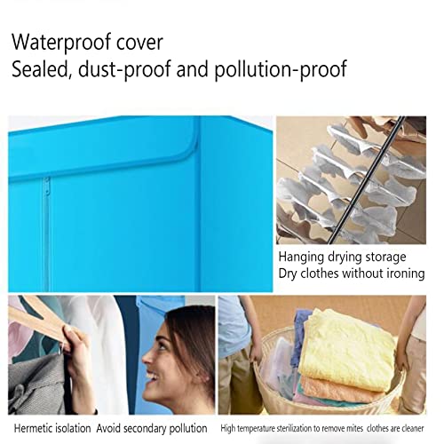 900W Opvouwbare Elektrische Wasdroger, Draagbare Warme Luchtdroger Kleine Energiebesparende Snelle Verwarming Washanger Stille Schoenendroger (Color : Purple) - Image 6