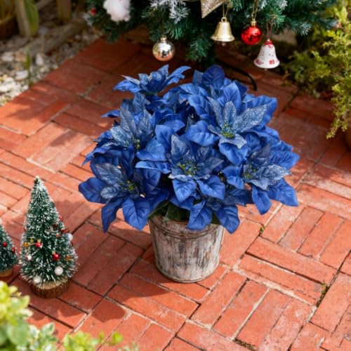 Aufmer Artificial Flowers for Christmas Decoration Christmas Flowers - image 5
