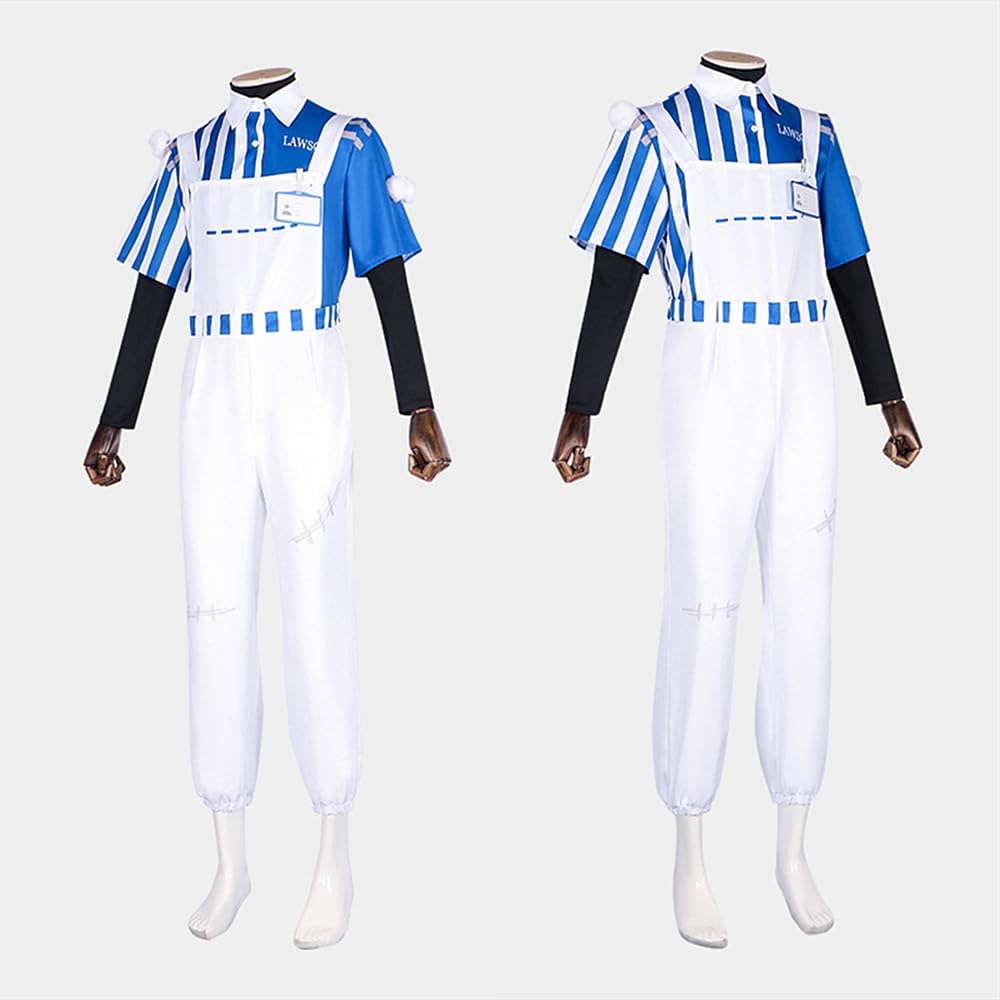 Charous Game Identity - Cosplay Lawson Manor Convenience Store Salesperson Costume Uniform Set Used For Perform Cosplay