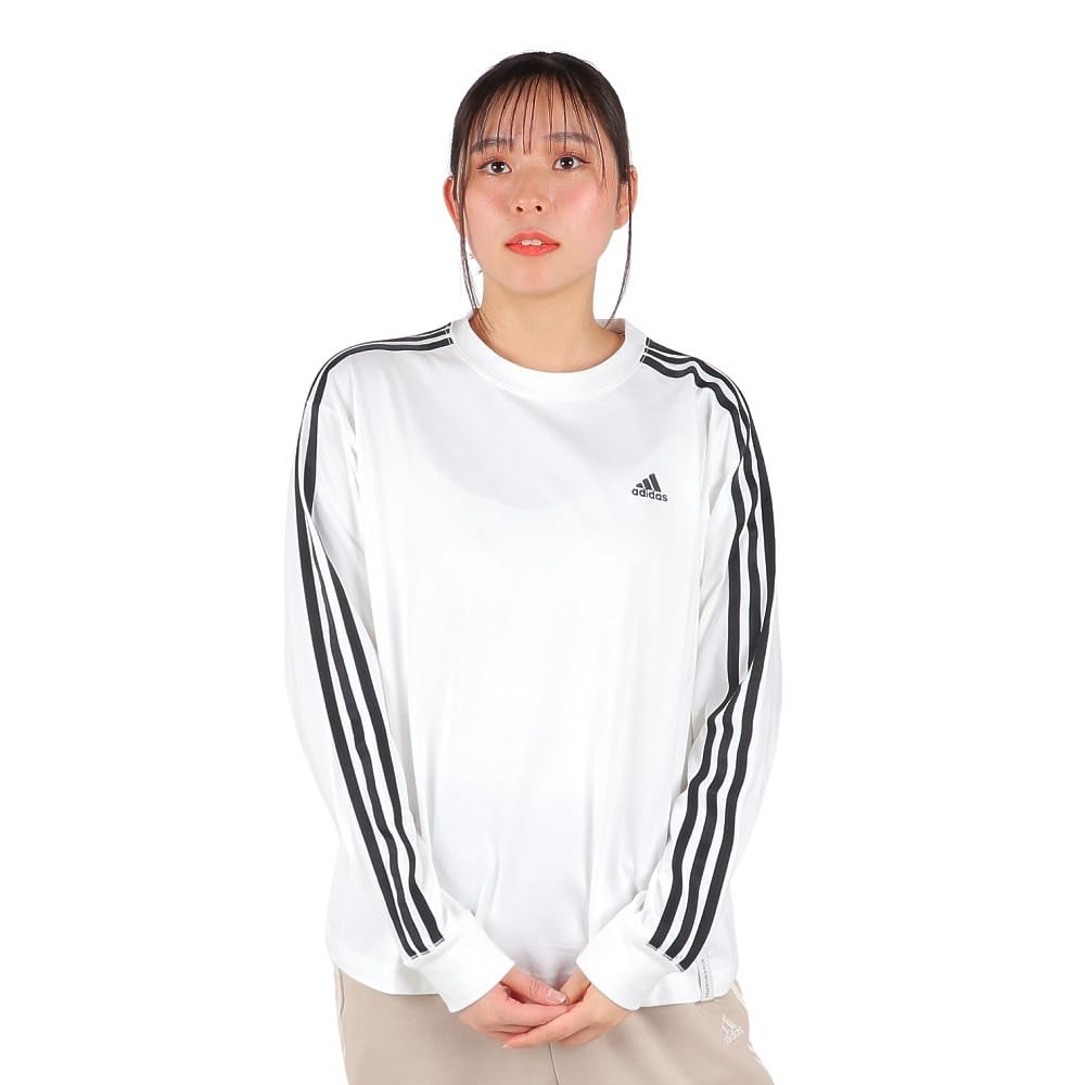 Amazon.co.jp: adidas(アディダス) W ESS+ 3ST LS Tシャツ