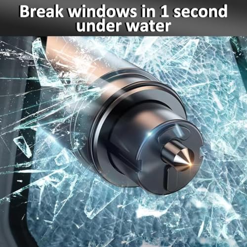 smosun Safehammer - 2026 Upgraded Safe Hammer Glass Breaker Under Water, Car Hammer Seatbelt Cutter Window Breaker Emergency Escape Tool, Safehammer Glass Breaker for New Cars (3PCS) by smosun - Image 2