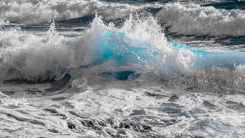 Olas Azules Puzzle de Madera 8000 Piezas Juego de Puzzle Apto para Regalo