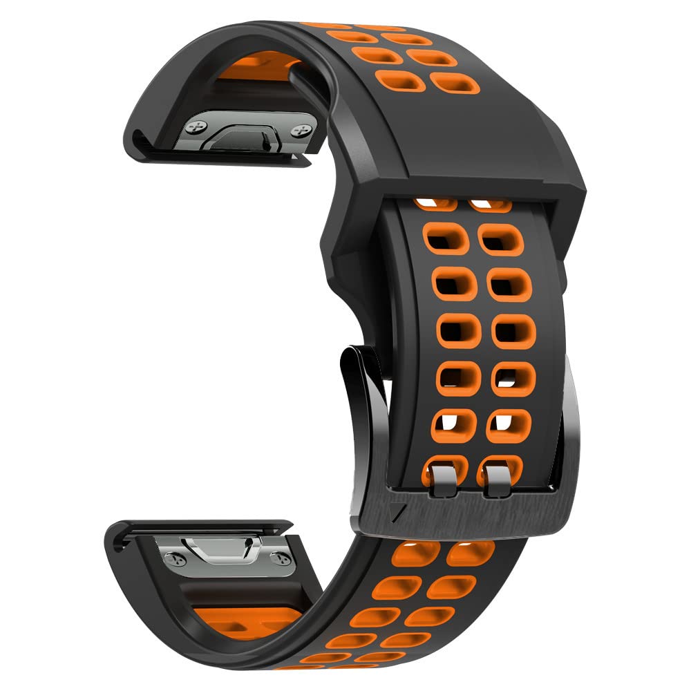 Correa silicona 26 mm Garmin Fenix 7X 6X Pro 5X Plus Easyfit 8