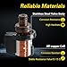 FUSCH Torque Converter Lock-Up Solenoid (12-13Ω) Compatible with Subaru Outback Impreza CVT Legacy Forester, TR580 TR690 Transmission Torque Converter Clutch TCC Solenoid Replace# 31825AA050