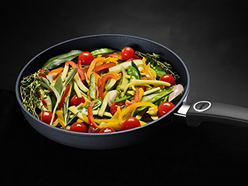 Woll W528DPS Light/Plus Diamond Reinforced Nonstick Scratch Resistant Cast Aluminum Cookware Fry Pan, 11-Inch Diameter, Gray 4 Gallery Image