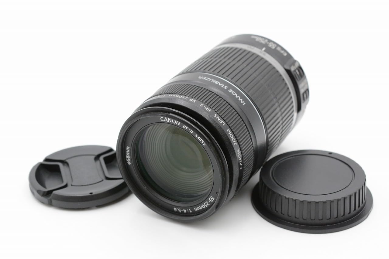 キヤノン EF-S55-250mm F4-5.6 IS APS-C対応望遠レンズ