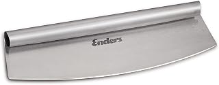 Enders® Premium Stainless Steel Pizza Cutter for Pizza and Flame Cookies, Reeds, Ergonomic Handle, Easy Distribution of Pizza Plastic Protective Cover, Grill Accessories, W35.5 x D11 x H2.2 in #8771