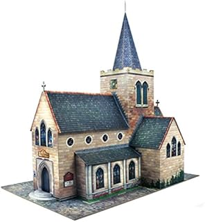 The CityBuilder O gauge 7mm 1:43 scale Model Railway Building CHURCH Kit