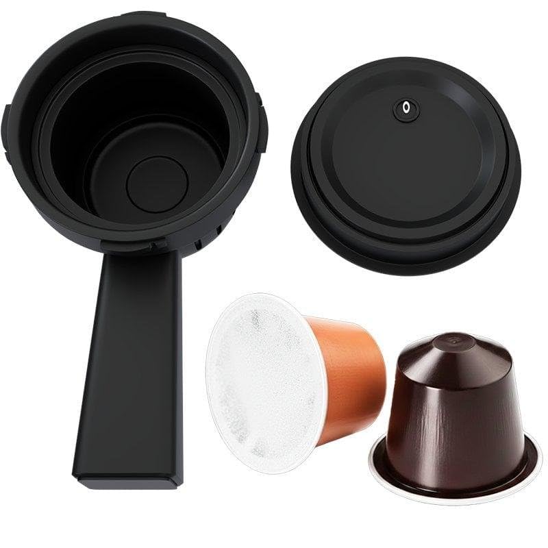 Barista Multi 3in1 Cafetera Multicápsulas 20 Bares 1400W Negra | Compatible con cápsulas Nespresso, Dolce Gusto y café molido