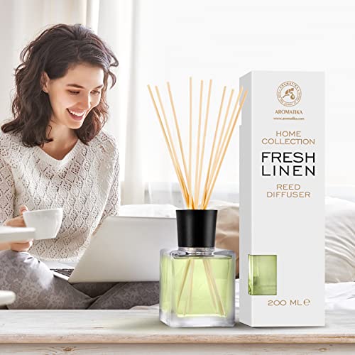 Difusor de Varillas Fresh Linen 6.8 Fl Oz para Aromaterapia miniatura 4