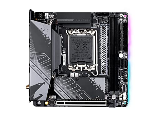 Image of GIGABYTE B760I AORUS PRO Intel B760 Mini-ITX Motherboard & Intel Core i7-12700KF Desktop CPU, 12 Cores