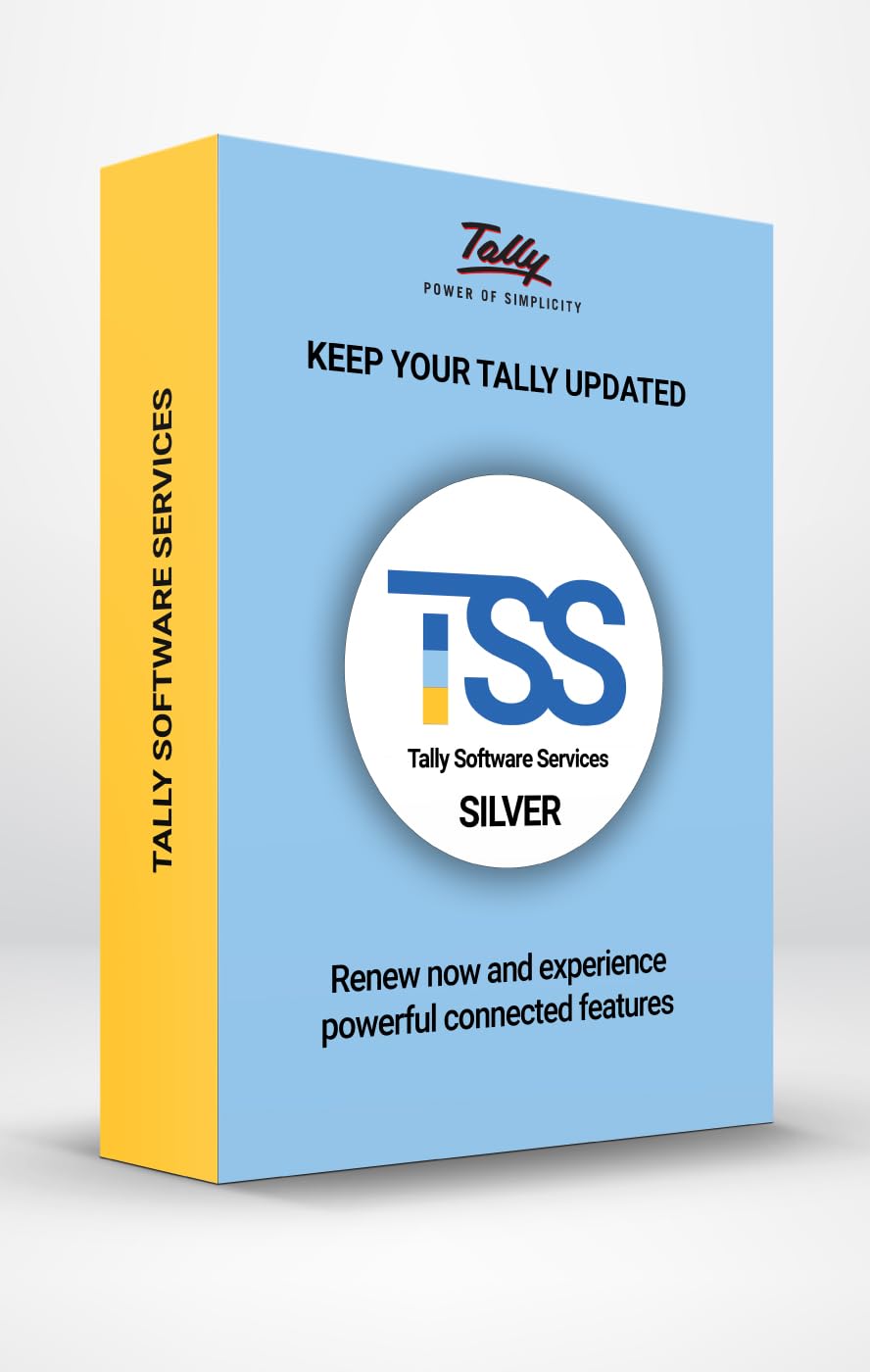 Tally Software Services (TSS) – Silver. Subscription for e-Way Bills, e-Invoice, Online Reports, Banking & Payment feature on your existing…